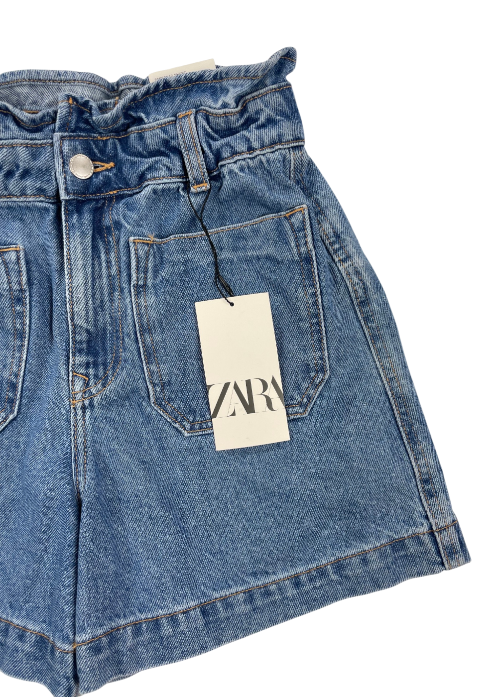 Short paperbag denim - Imagen 3
