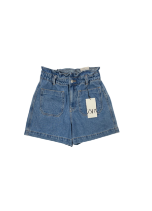 Short paperbag denim