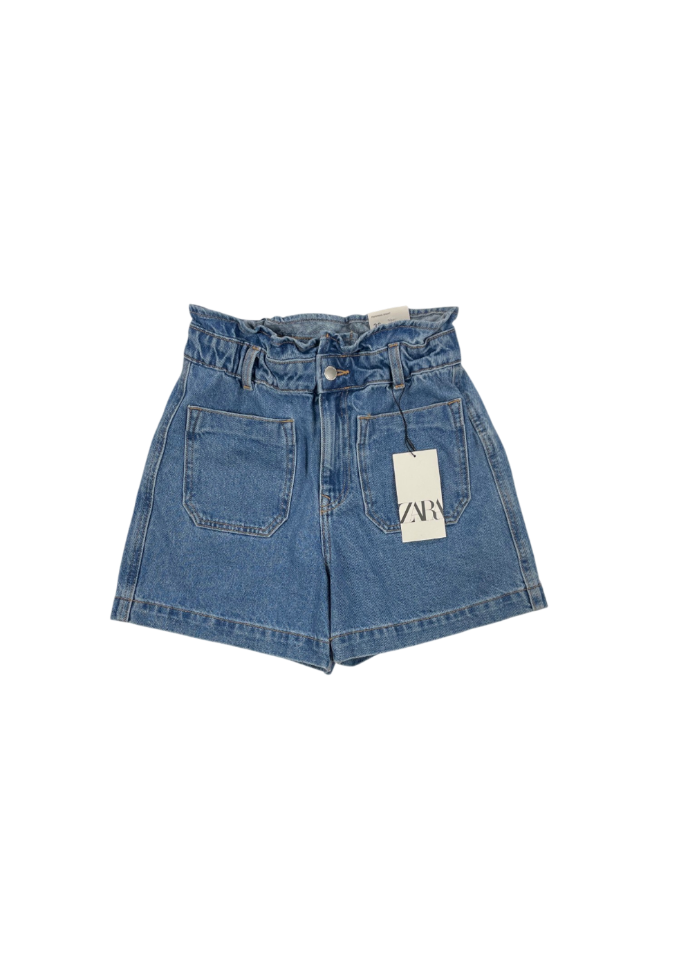 Short paperbag denim