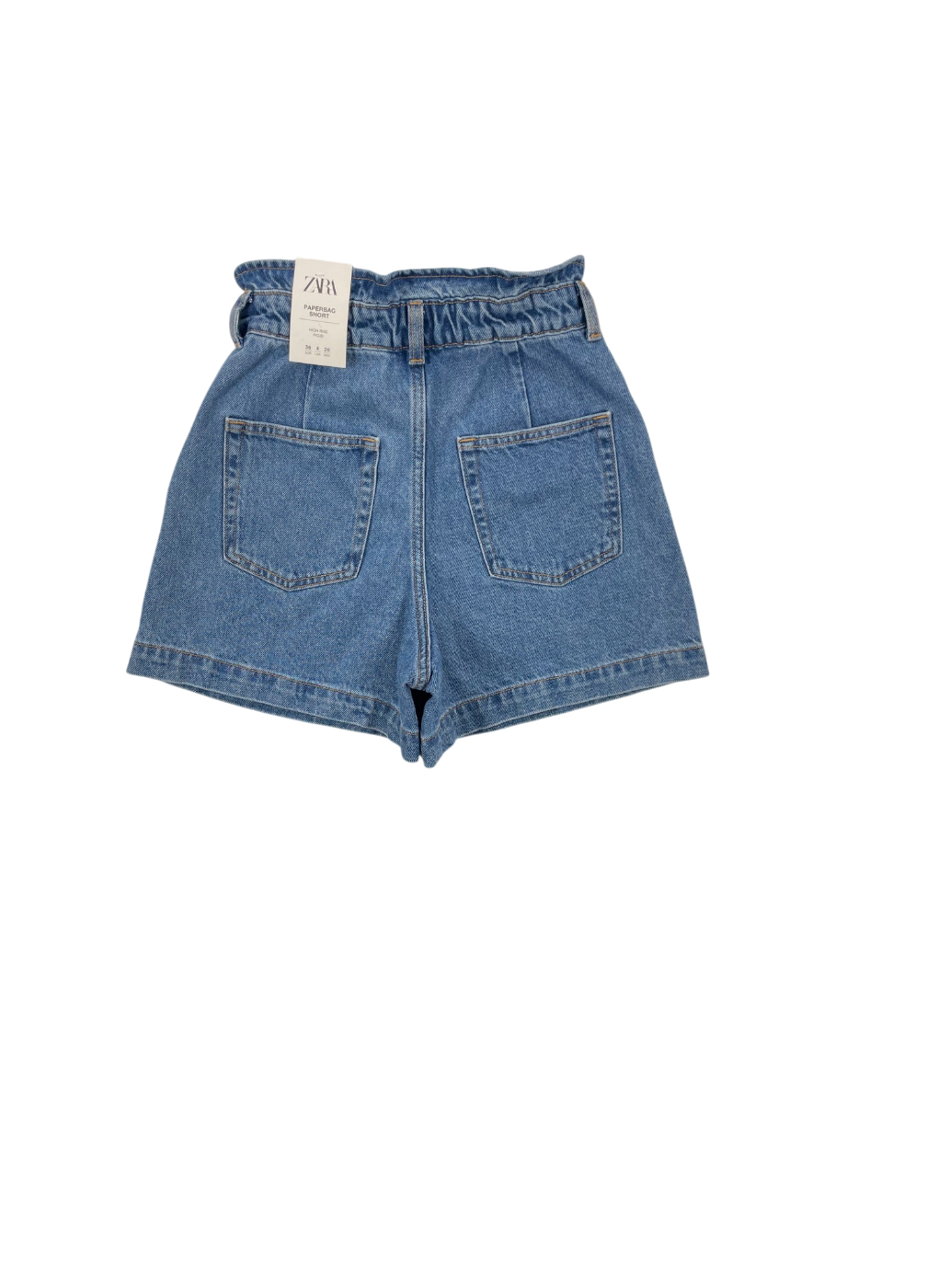 Short paperbag denim - Imagen 2